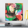 Interwoven Symphony No1 | Modern Abstract Print in Bright Colorful Maximalist Style | Gallery Wrapped Canvas