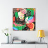Interwoven Symphony No1 | Modern Abstract Print in Bright Colorful Maximalist Style | Gallery Wrapped Canvas