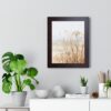 Neutral Botanical Dried Prairie Grass 2 of 3 | Framed Poster
