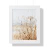 Neutral Botanical Dried Prairie Grass 2 of 3 | Framed Poster