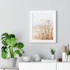 Neutral Botanical Dried Prairie Grass 2 of 3 | Framed Poster