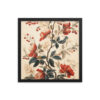 Vintage Floral Motifs with Flowers 02 | Framed Poster