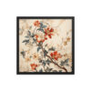 Vintage Floral Motifs with Flowers 03 | Framed Poster