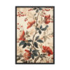 Vintage Floral Motifs with Flowers 02 | Framed Poster