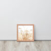 Dried Prairier Grass White Flowers | Framed Poster