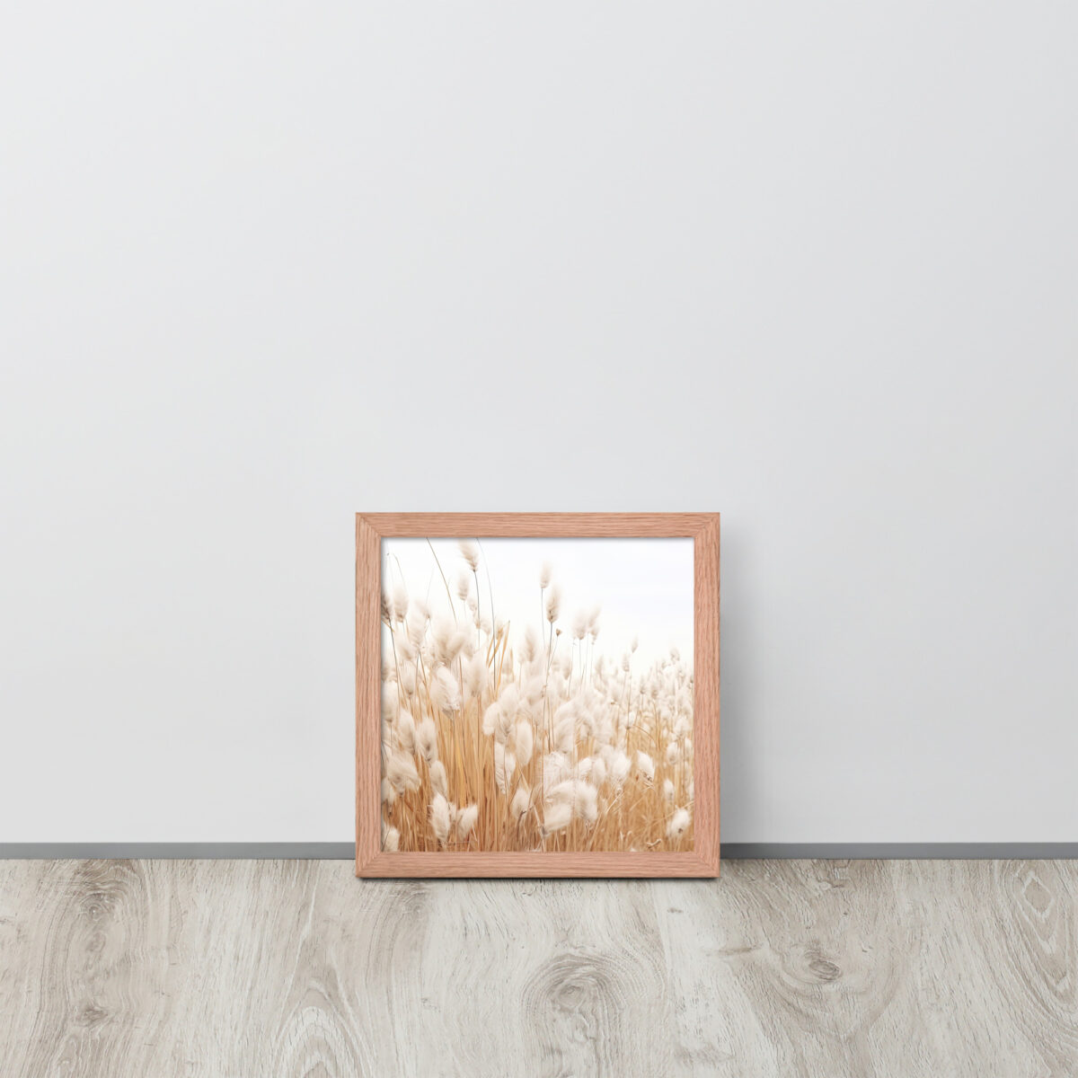 Dried Prairier Fluffy Grass | Framed Poster