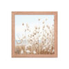 Fluffy Grass Wall Art with Seascape Background | Framed poster