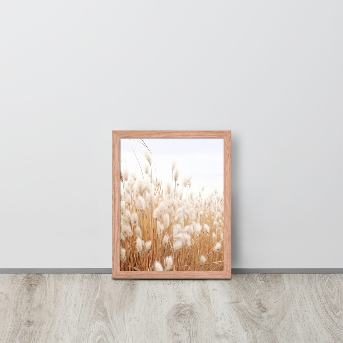 Dried Prairier Fluffy Grass | Framed Poster