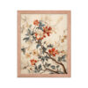 Vintage Floral Motifs with Flowers 03 | Framed Poster
