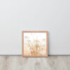 Dried Prairier Grass White Flowers | Framed Poster