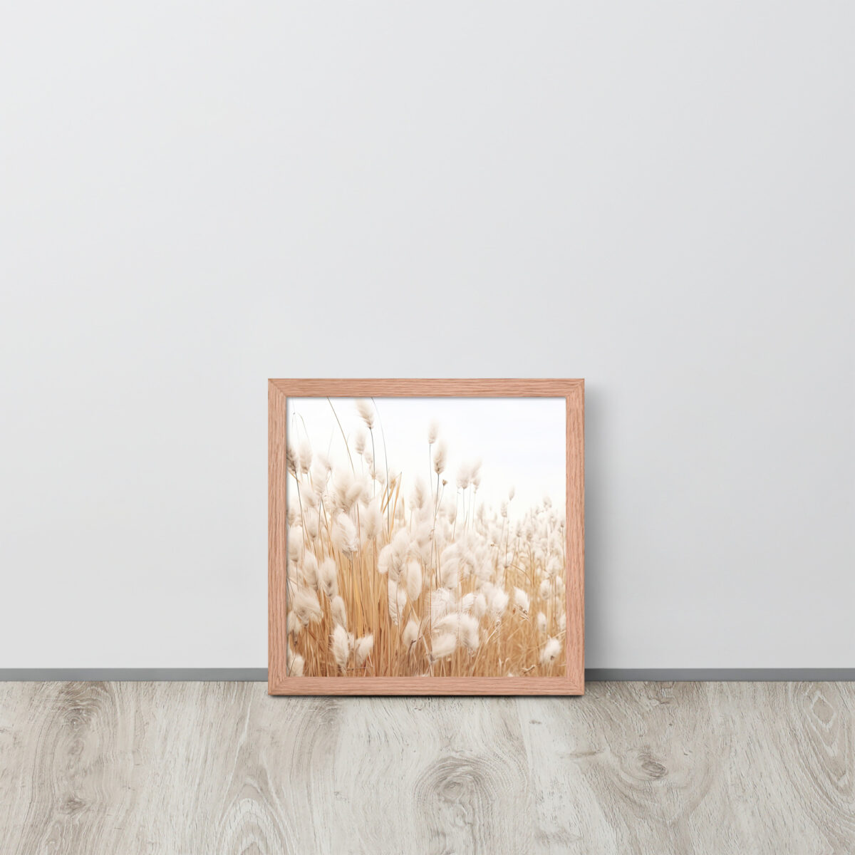 Dried Prairier Fluffy Grass | Framed Poster