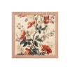 Vintage Floral Motifs with Flowers 02 | Framed Poster