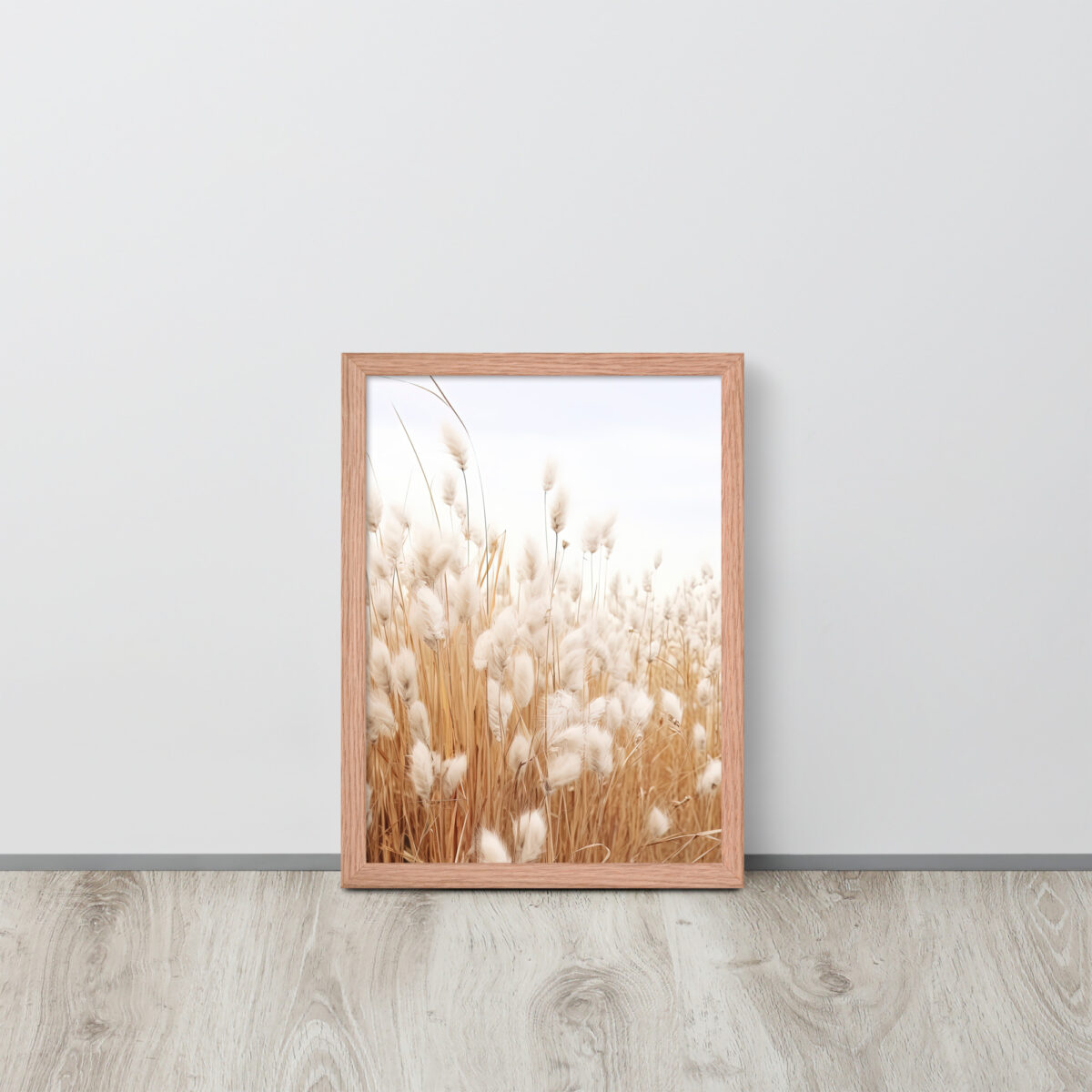 Dried Prairier Fluffy Grass | Framed Poster