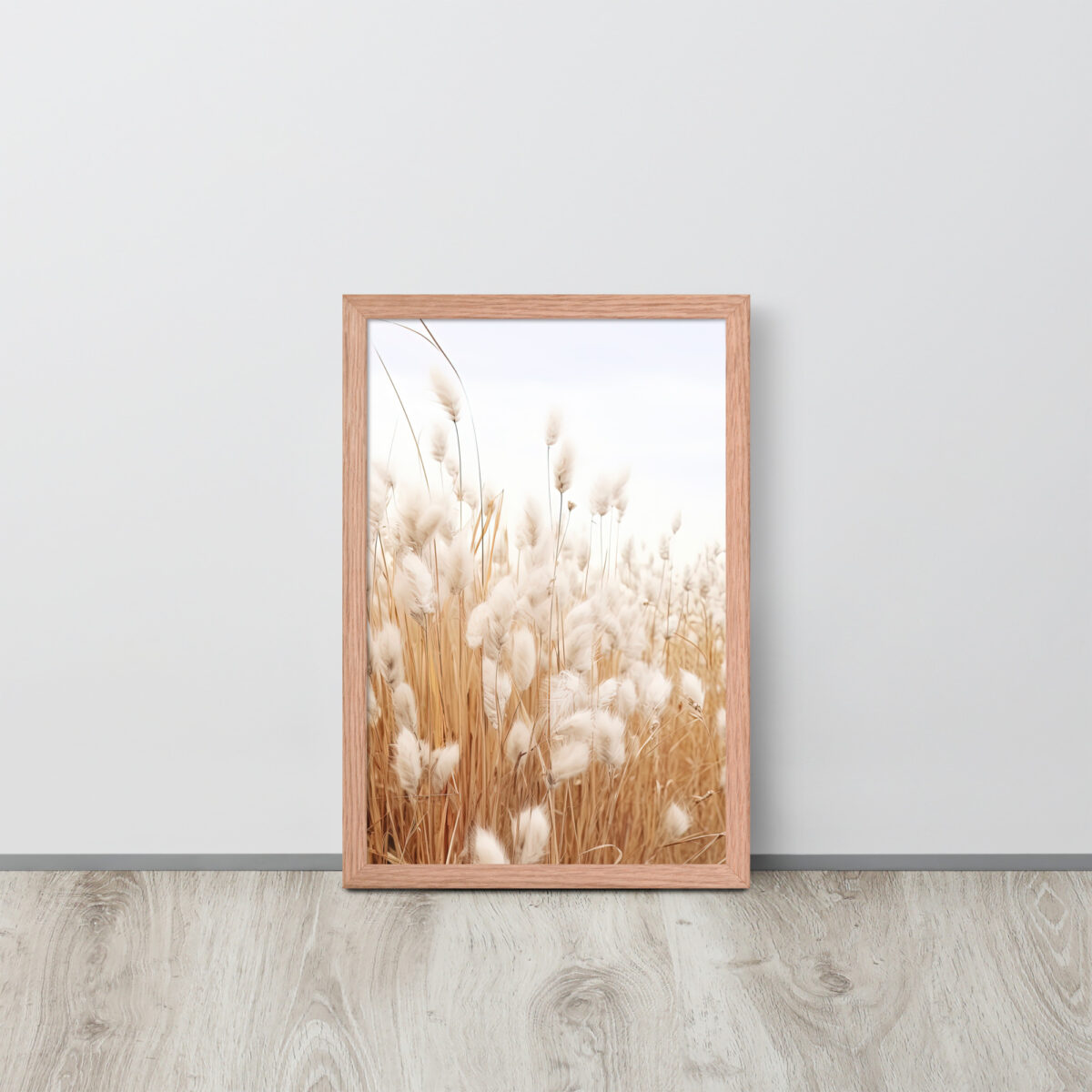 Dried Prairier Fluffy Grass | Framed Poster