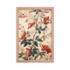 Vintage Floral Motifs with Flowers 02 | Framed Poster