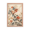 Vintage Floral Motifs with Flowers 03 | Framed Poster