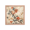 Vintage Floral Motifs with Flowers 03 | Framed Poster