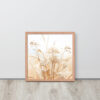 Dried Prairier Grass White Flowers | Framed Poster