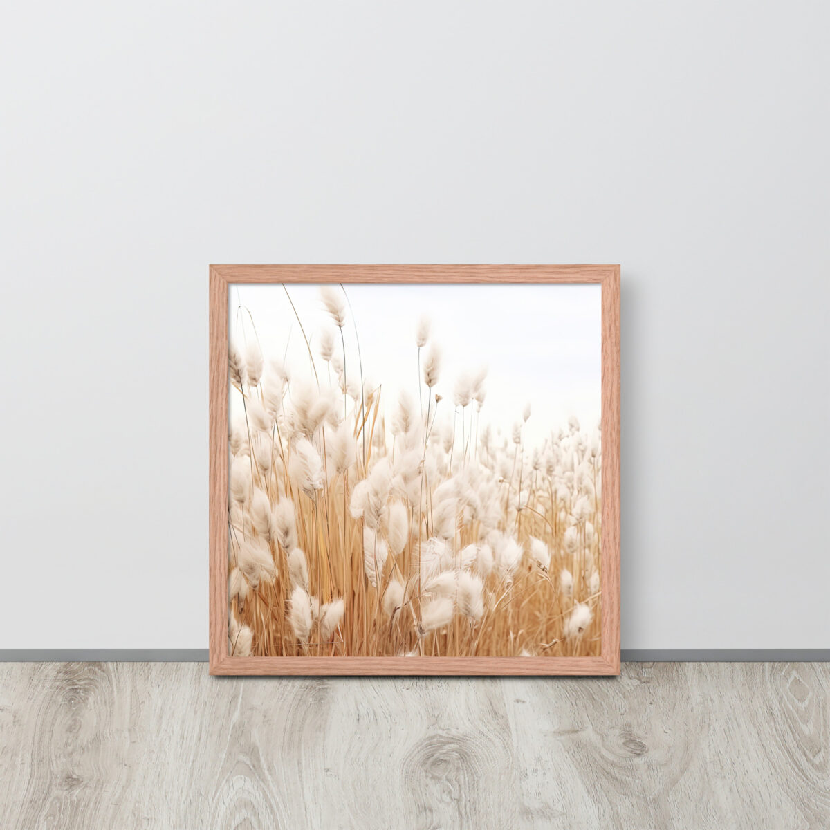 Dried Prairier Fluffy Grass | Framed Poster