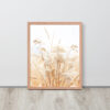 Dried Prairier Grass White Flowers | Framed Poster