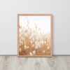 Dried Prairier Fluffy Grass | Framed Poster