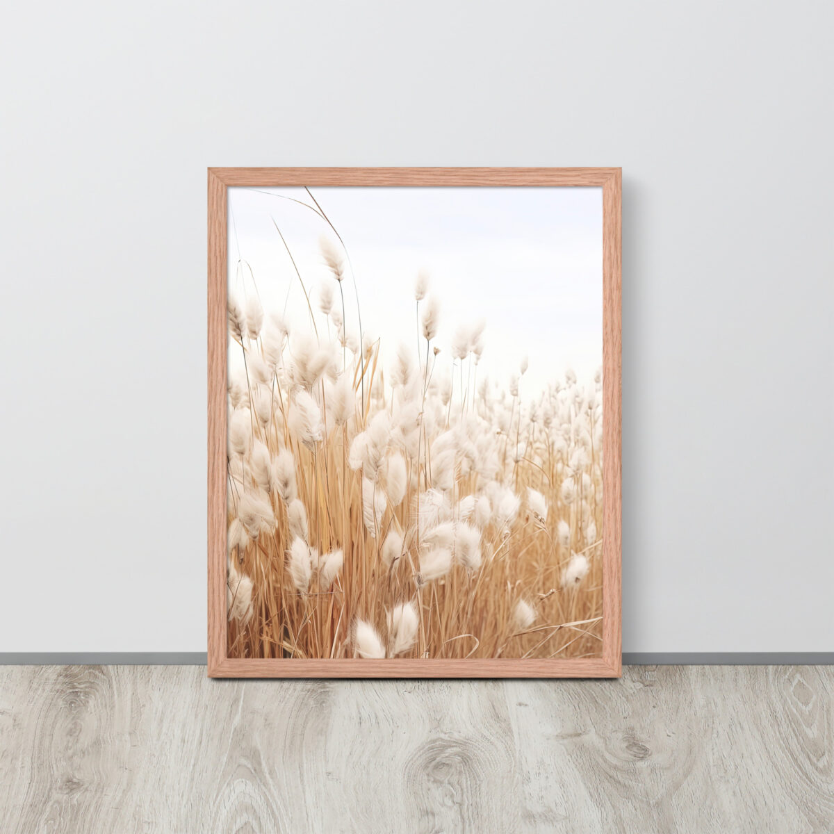 Dried Prairier Fluffy Grass | Framed Poster