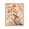Vintage Floral Motifs with Birds 03 | Framed poster