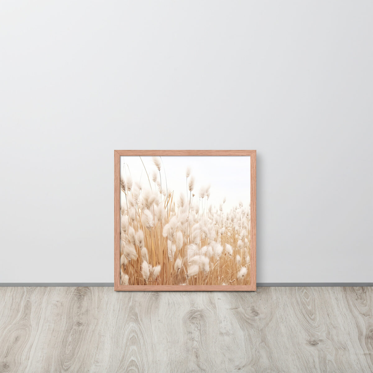 Dried Prairier Fluffy Grass | Framed Poster