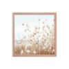 Fluffy Grass Wall Art with Seascape Background | Framed poster
