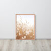 Dried Prairier Fluffy Grass | Framed Poster