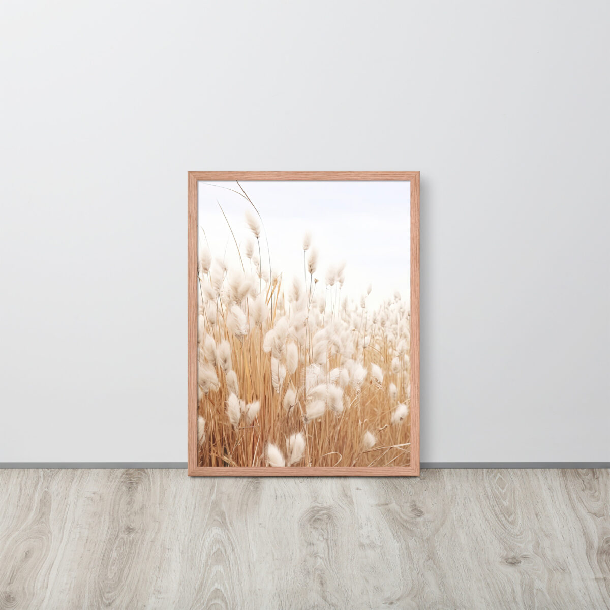 Dried Prairier Fluffy Grass | Framed Poster