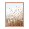 Fluffy Grass Wall Art with Seascape Background | Framed poster