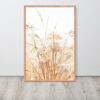 Dried Prairier Grass White Flowers | Framed Poster