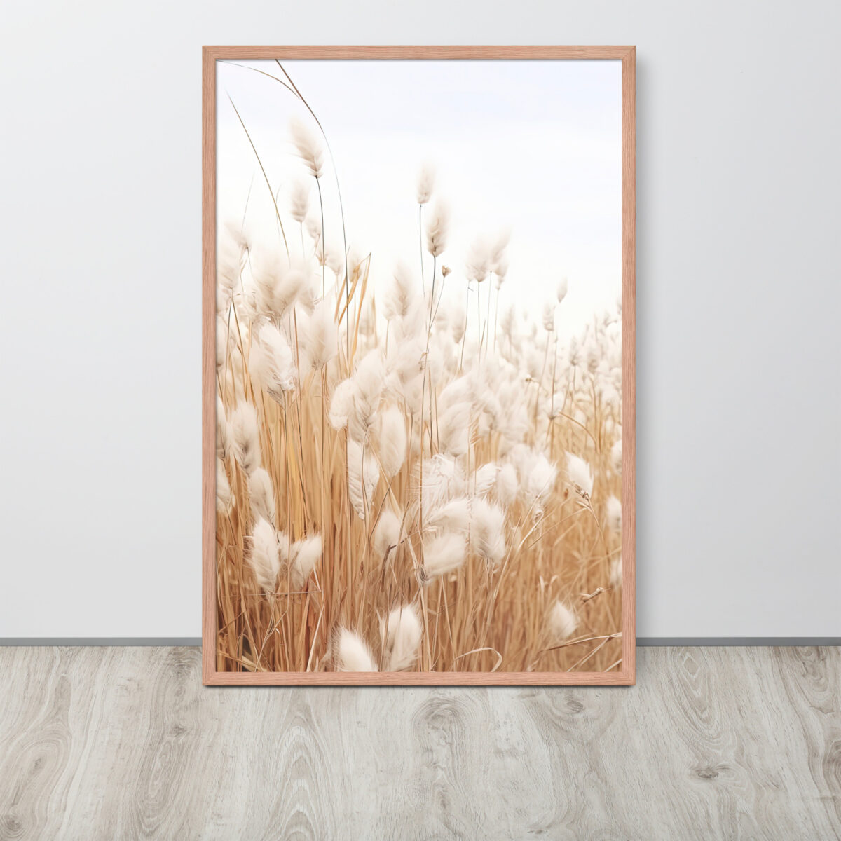 Dried Prairier Fluffy Grass | Framed Poster