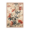 Vintage Floral Motifs with Flowers 02 | Framed Poster