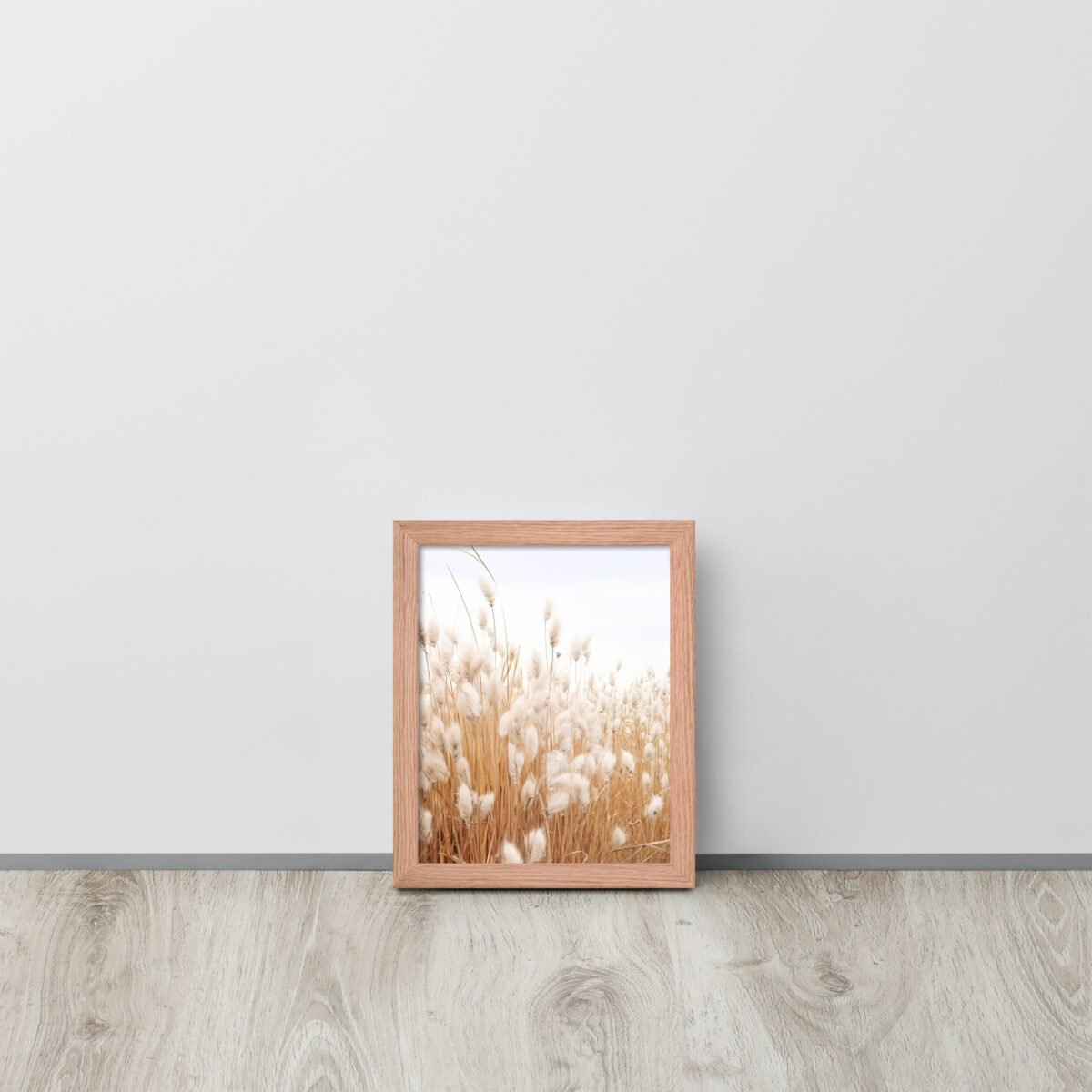 Dried Prairier Fluffy Grass | Framed Poster