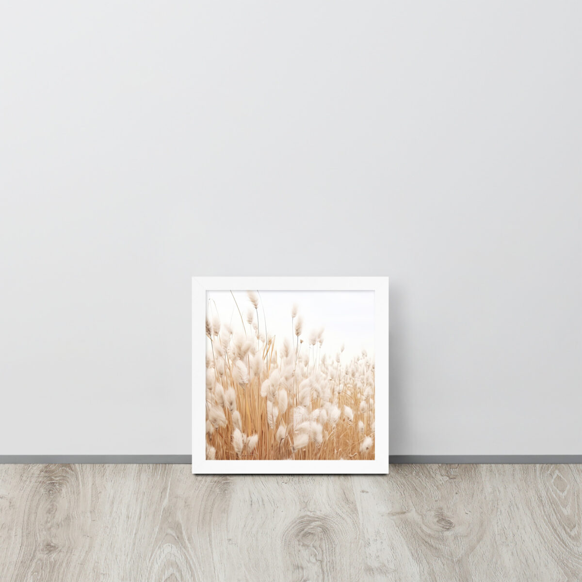 Dried Prairier Fluffy Grass | Framed Poster