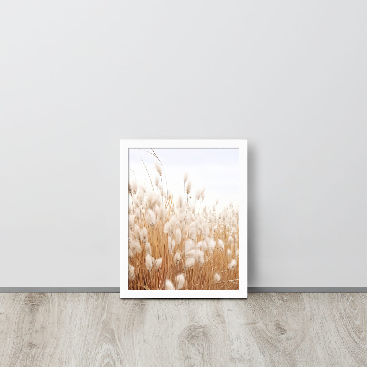 Dried Prairier Fluffy Grass | Framed Poster