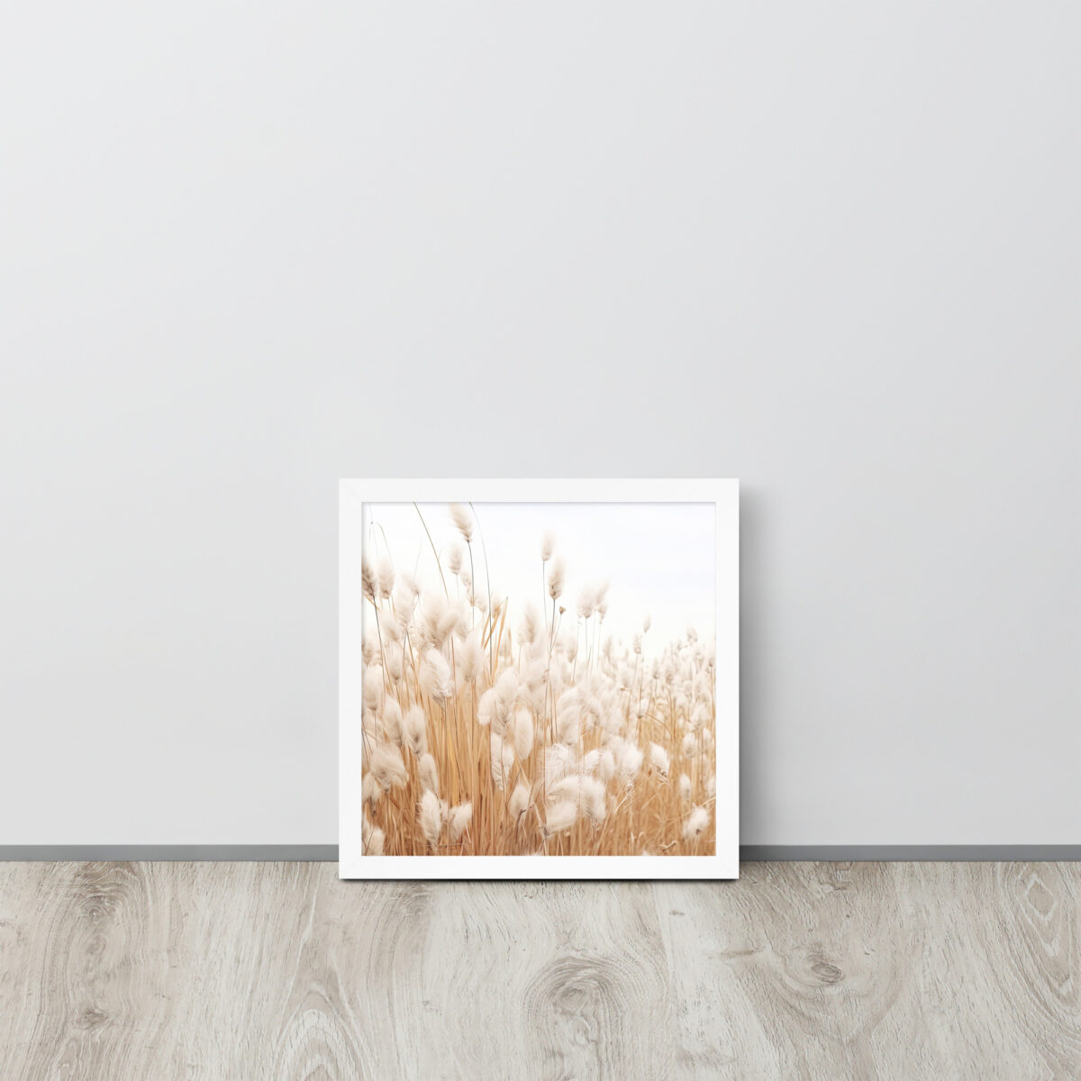 Dried Prairier Fluffy Grass | Framed Poster