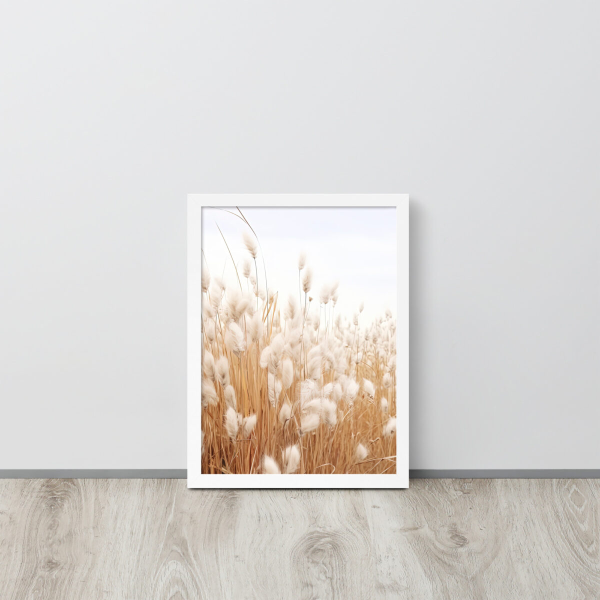 Dried Prairier Fluffy Grass | Framed Poster