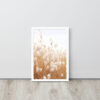 Dried Prairier Fluffy Grass | Framed Poster