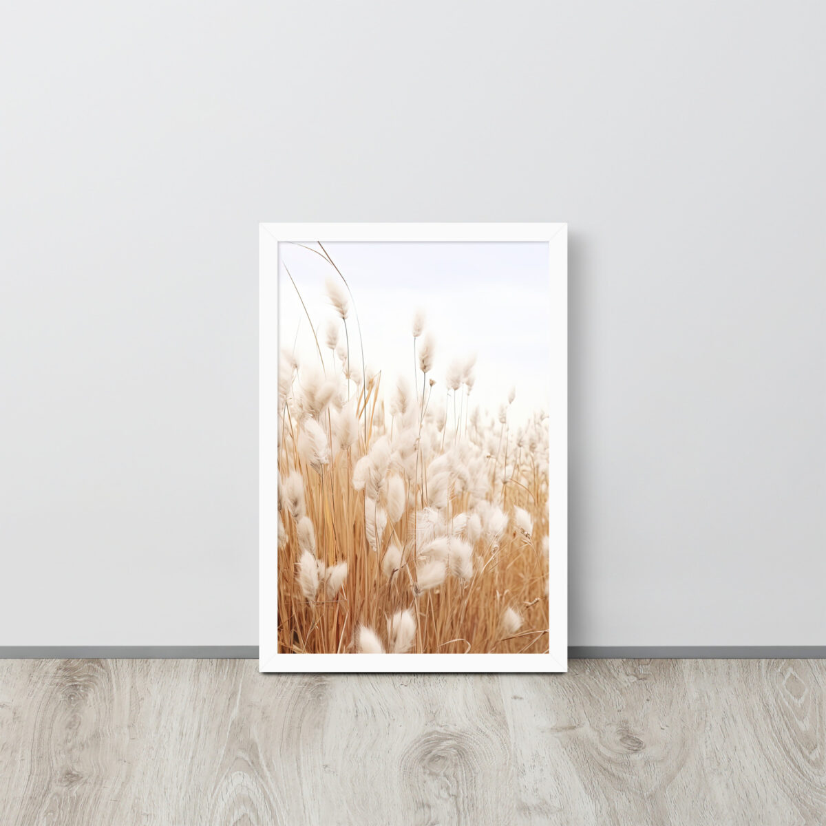 Dried Prairier Fluffy Grass | Framed Poster