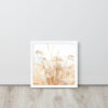 Dried Prairier Grass White Flowers | Framed Poster