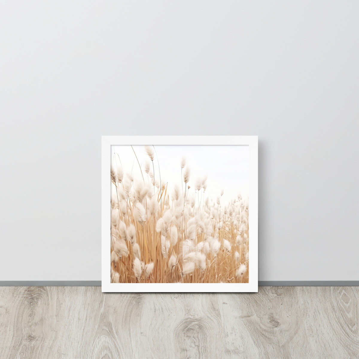 Dried Prairier Fluffy Grass | Framed Poster