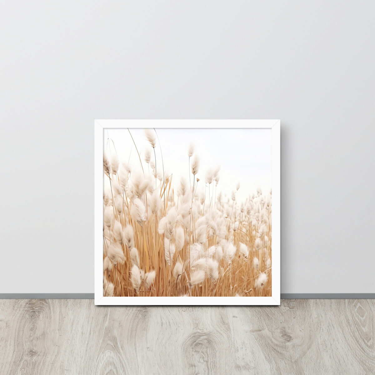 Dried Prairier Fluffy Grass | Framed Poster