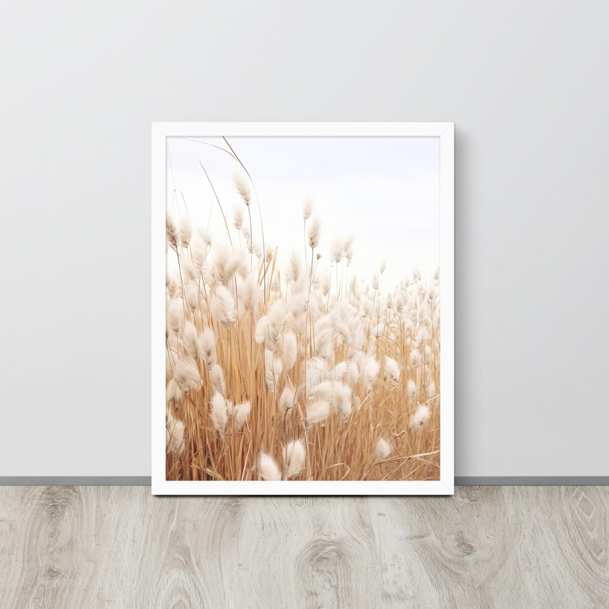 Dried Prairier Fluffy Grass | Framed Poster