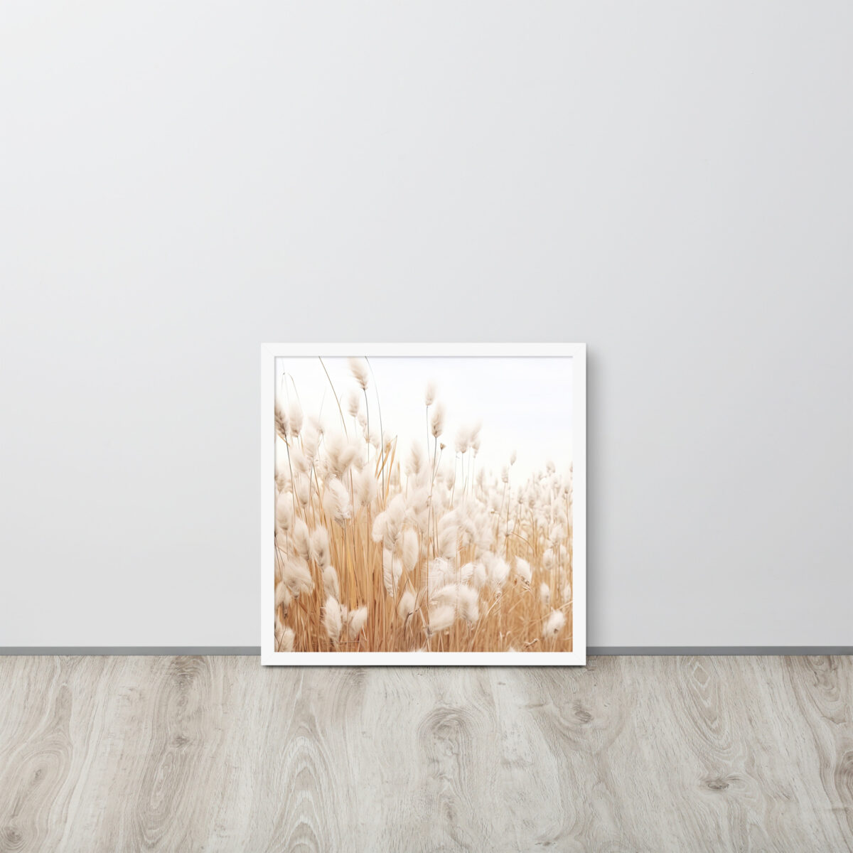 Dried Prairier Fluffy Grass | Framed Poster
