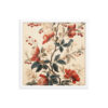 Vintage Floral Motifs with Flowers 02 | Framed Poster