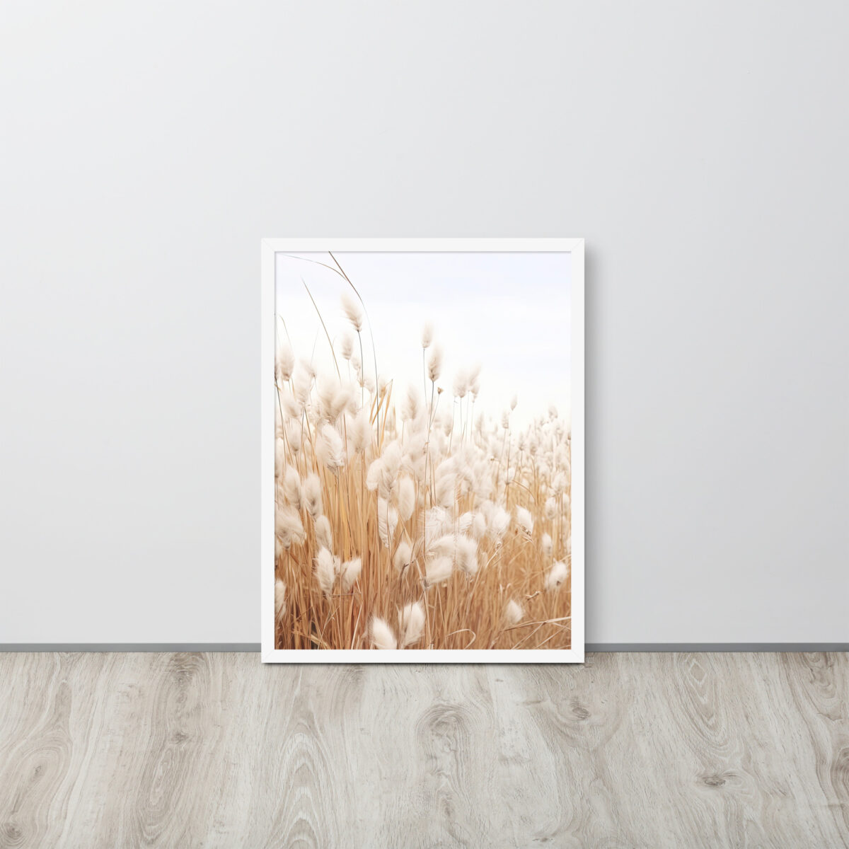 Dried Prairier Fluffy Grass | Framed Poster
