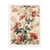 Vintage Floral Motifs with Flowers 02 | Framed Poster